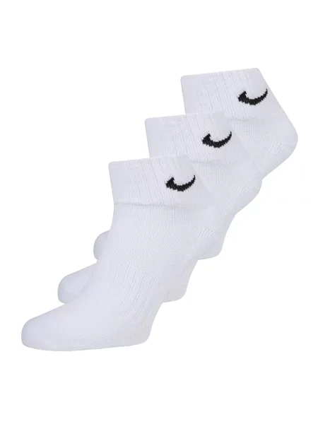 NIKE Nogavice črna bela