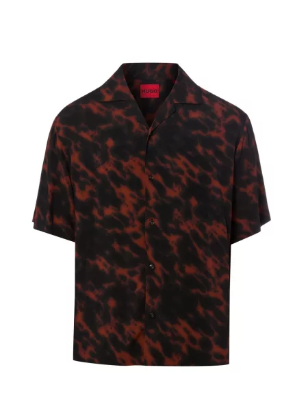 Hugo Koszule Mężczyzna Wielobarwność S Espino Oversized Shirt czarna