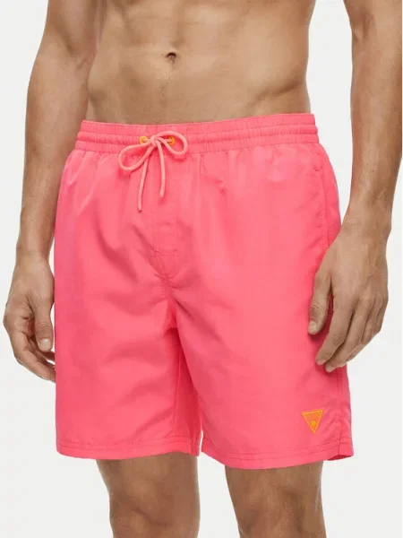 Guess Pantaloni scurți pentru înot MEDIUM roz