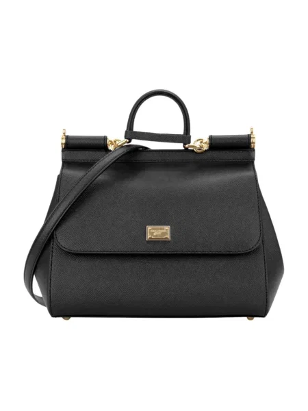 Torebka Dolce And Gabbana skórzana czarna
