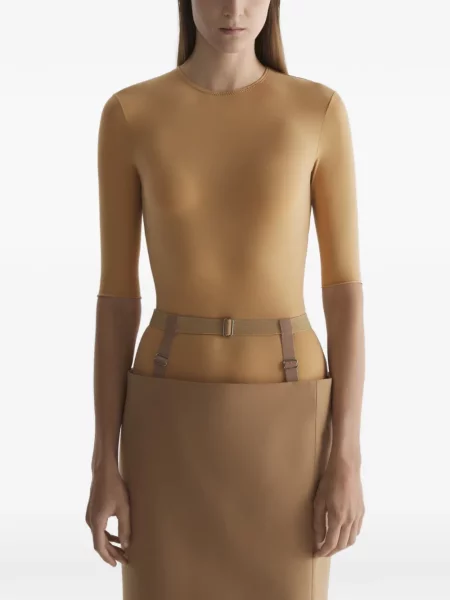 Tricou Mugler din jerseu
