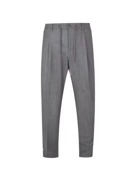 Pantaloni Tagliatore cu cordon gri