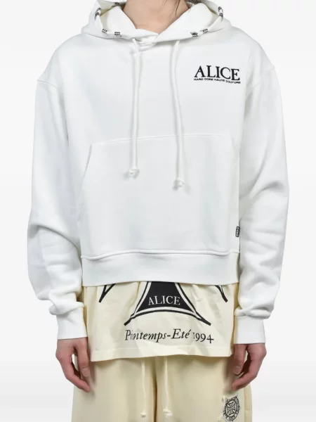Hoodie N.hoolywood με σχέδιο λευκό