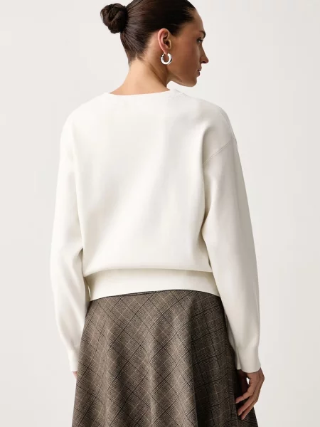 Calvin Klein Jeans sweter z wiskozą beżowy