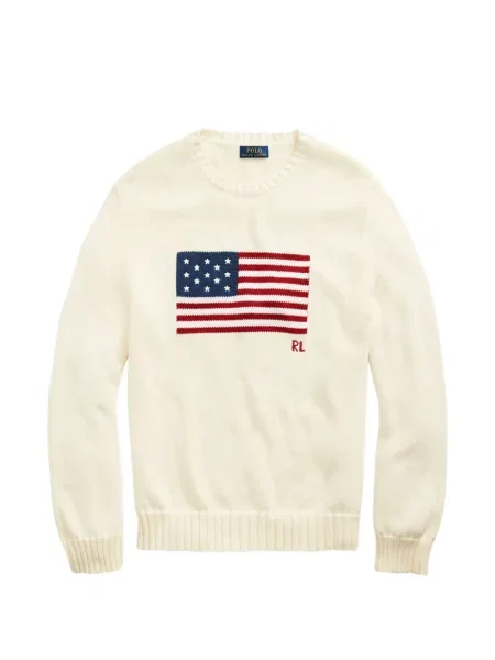 Вълнена поло тениска Polo Ralph Lauren с връзки с принт синьо