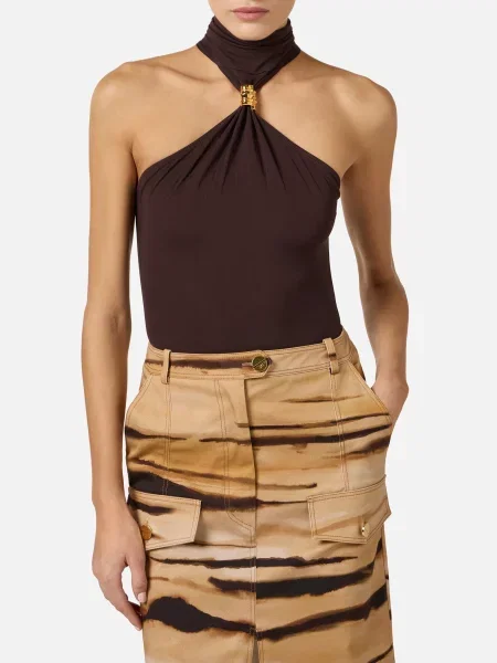 Боді Elisabetta Franchi коричневе