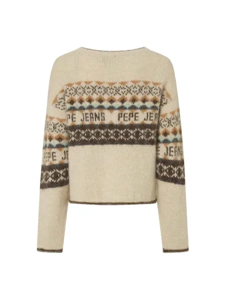 Sweter Pepe Jeans brązowy