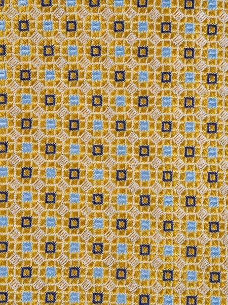 Cravată Kiton de mătase cu imprimeu geometric galben