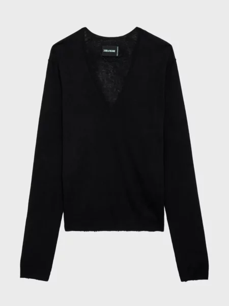 Кашемировый свитер Zadig&voltaire черный