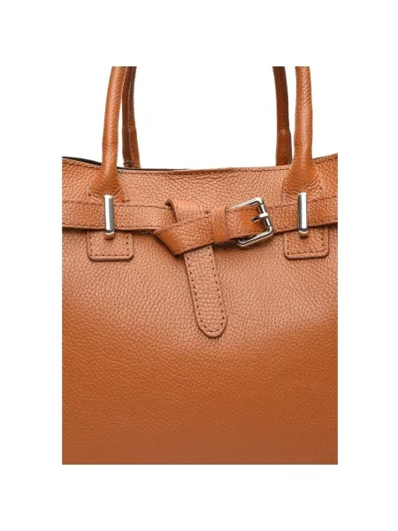 Geantă shopper Anna Luchini maro