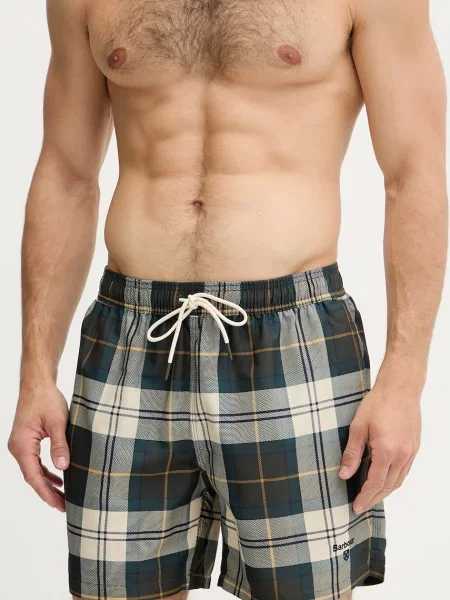 Barbour шорти для купання Staple Tartan Swim Short