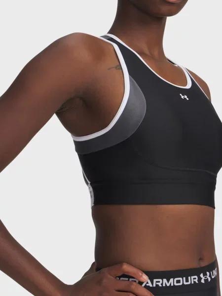 Спортивный топ Under Armour с открытой спиной черный