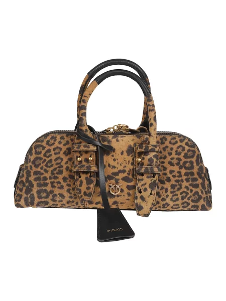 Torebka bagietka Pinko skórzana