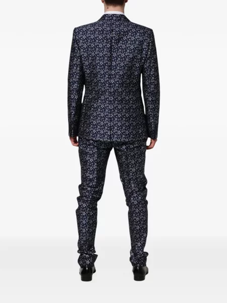 Costum Dolce & Gabbana din jacard albastru