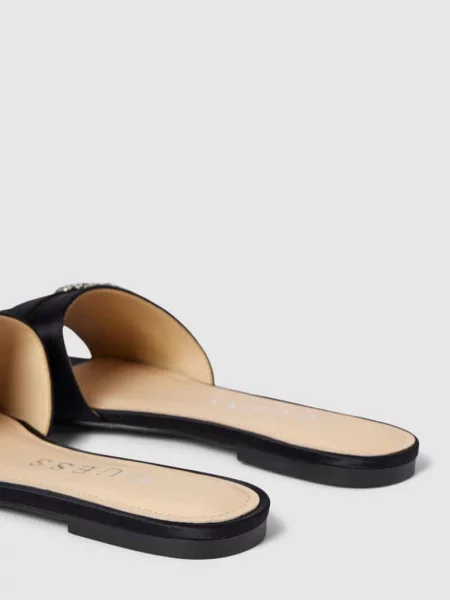 Sandały z aplikacją z logo model ‘JOLLY’ Guess czarne