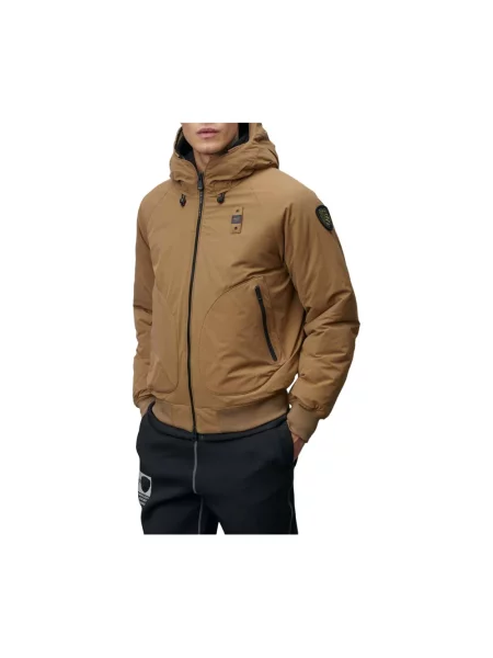Kurtka bomber Blauer pikowany brązowy