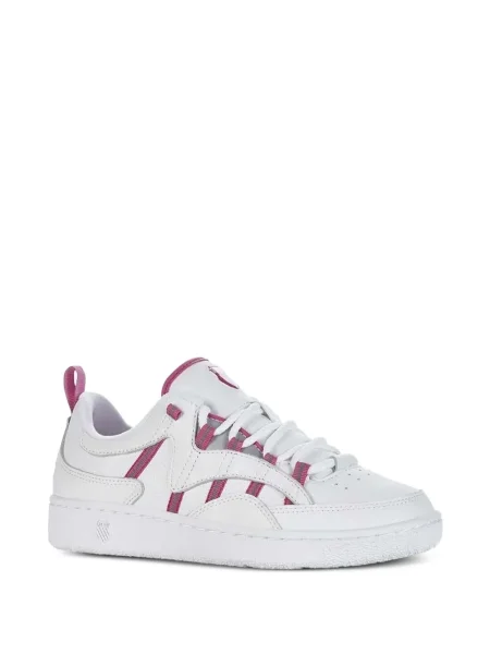 Sneakerși K-swiss din piele cu dungi alb