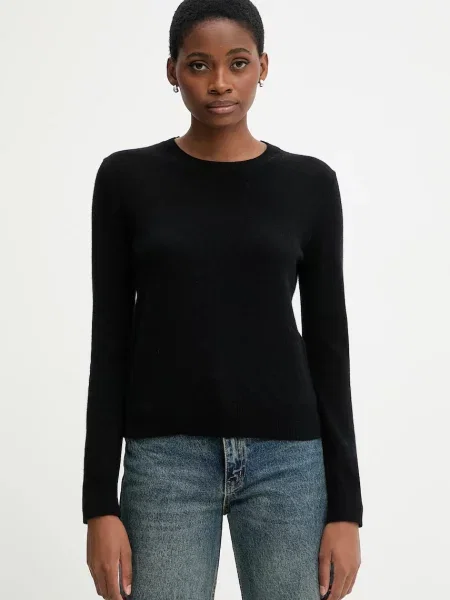 United Colors of Benetton pulover de casmir bleumarin light negru