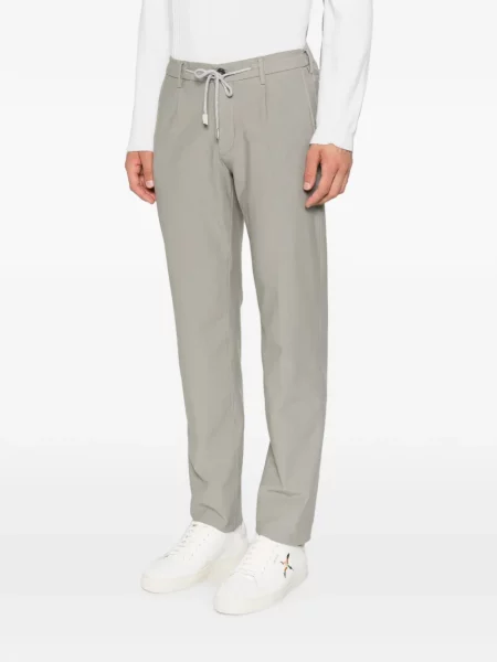 Pantaloni Eleventy cu cordon verde