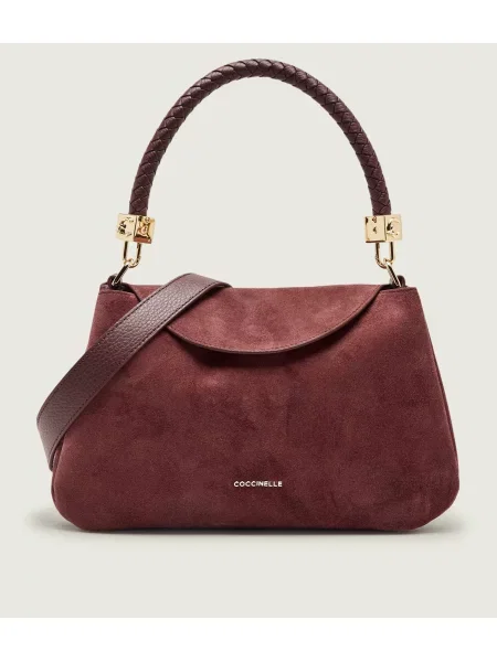 Geantă Coccinelle VCL Coccinelletiggy Suede Bim E1 VCL 18 02 01 Vișiniu roșu