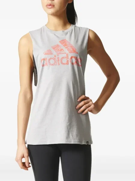 Cropp top Adidas cu dungi cu un umăr gol negru