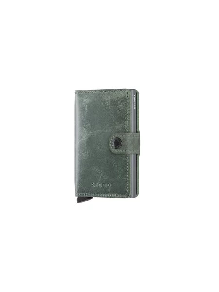 Secrid Miniwallet Vintage Sage Unisex Portfel Secrid MV-Sage-One-size Size: One size zielony