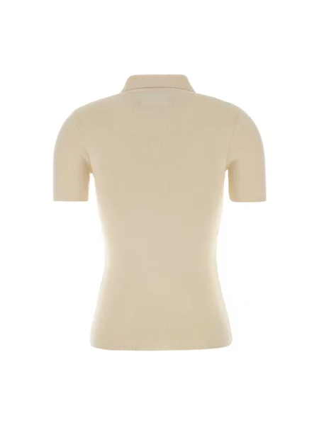 Koszulka polo Mm6 Maison Margiela biała