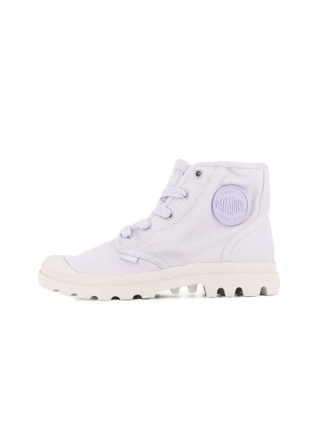 Šněrovací kozačky Palladium fialové