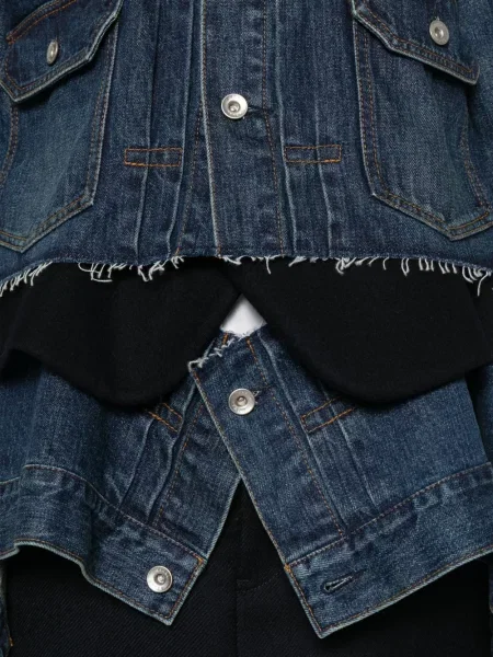 Geacă de blugi Sacai albastru