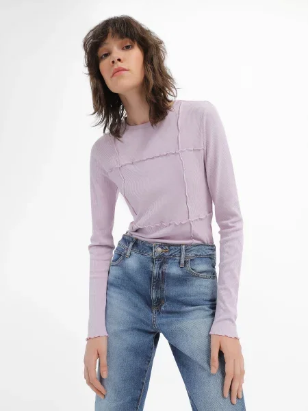 Vans Callista Long Sleeve Лонгслів Бавовна/поліестер фіолетовий