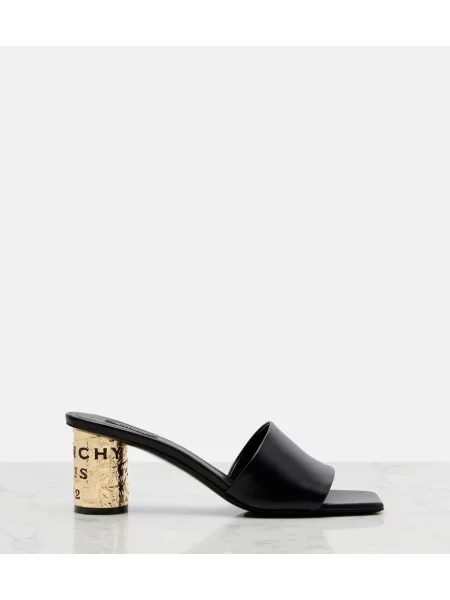 Papuci tip mules Givenchy din piele negru