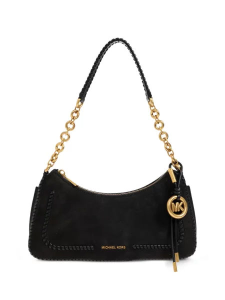 Geantă Michael Michael Kors din piele cu volane roz