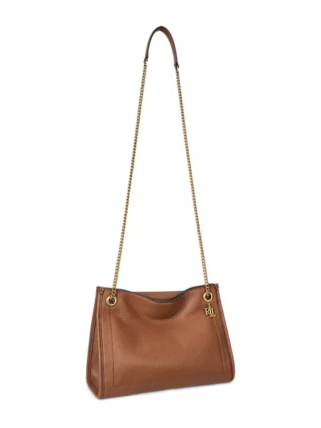 Τσάντα LAUREN RALPH LAUREN Brdly Md καφέ