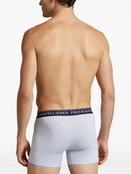 Μποξεράκια Polo Ralph Lauren με σχέδιο paisley σουέτ λευκό
