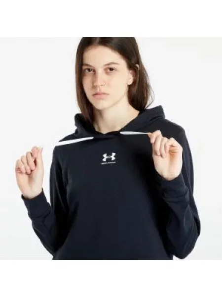 Φούτερ Under Armour Rival Terry Hoodie Black/ White XS λευκό