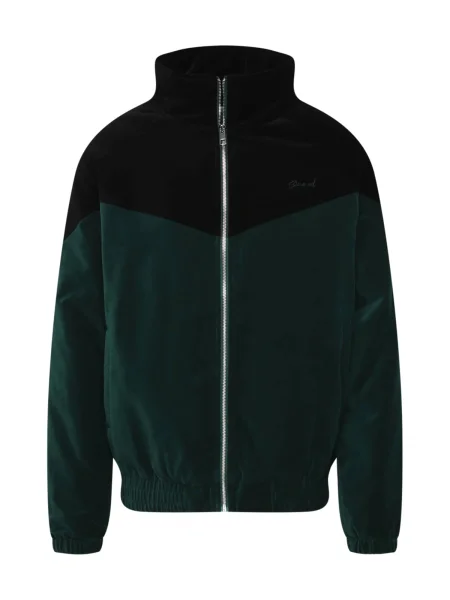 Sinned x ABOUT YOU Prehodna jakna Henry siva / jelka črna