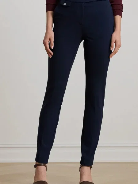 LAUREN RALPH LAUREN Pantaloni din Bleumarin Straight Fit