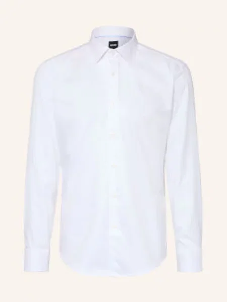 Boss Koszula Joe O Kroju Regular Fit weiss biała