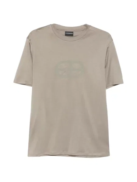 Tricou Emporio Armani cu imagine gri