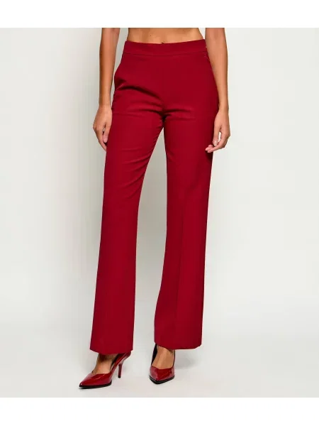 Pinko Pantaloni Peonia | Straight fit roșu