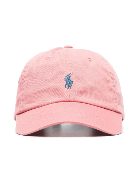 Șapcă Polo Ralph Lauren cu broderie clasică roz