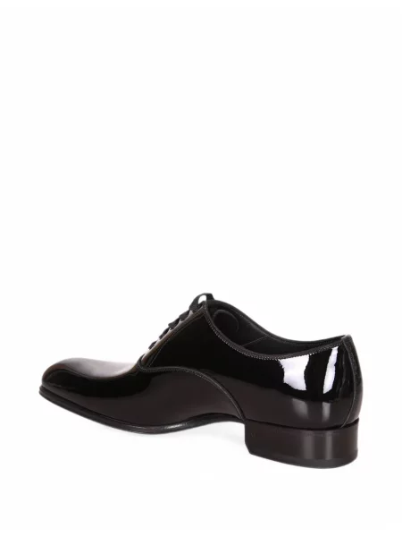 Pantofi Tom Ford cu șireturi din piele negru