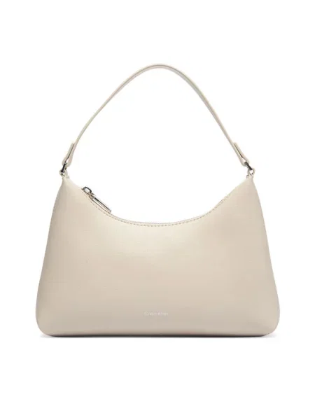 Kabelka Calvin Klein Foil Logo Small Shoulder Bag Krémová