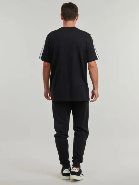 Csíkos póló Adidas fekete