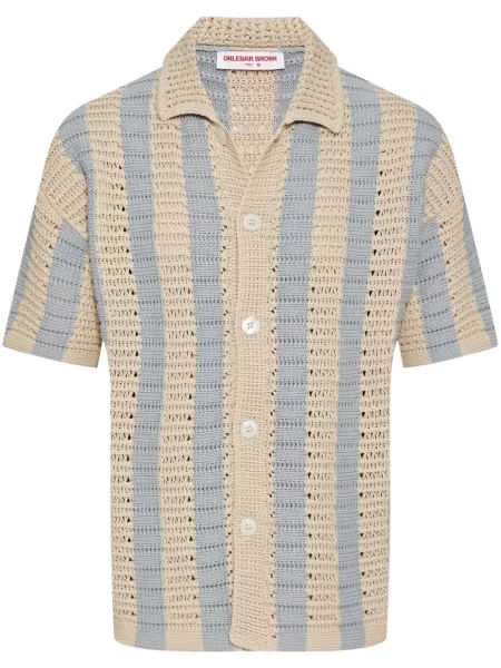 Košile Orlebar Brown hnědá