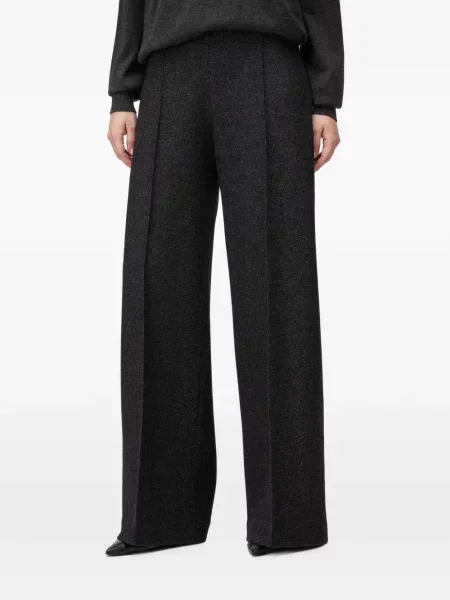 Pantaloni Retori de lână negru