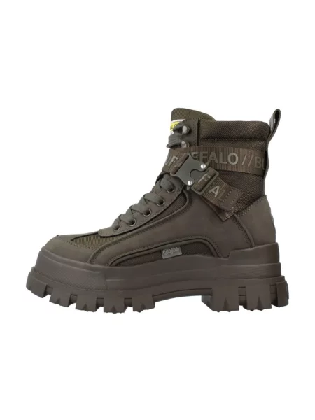 Buffalo Trzewiki Aspha Laceup Mi Khaki zielone