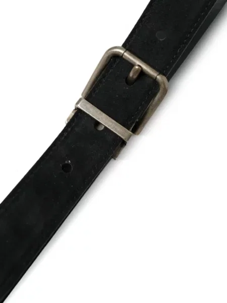 Cu centură curea Dolce & Gabbana din piele cu cataramă negru