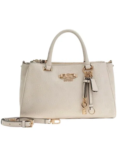 Guess geantă crossbody pentru femei cu imitație de piele ANISE bej