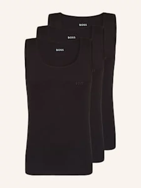 BOSS t-shirt RibClassic czarna